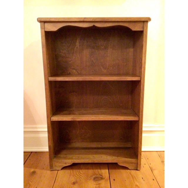1950s Vintage Solid Rock Maple Petite Bookcase by C. H. Hartshorn Chairish