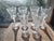 Vintage Sears Federalist White Ironstone Dinnerware Set - (Complete Service for 8 and Serving Pieces) Bonus Free Crystal Wine Glasses - 81 Pieces For Sale - Image 18 of 18
