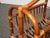Vintage Mid Century Modern Bamboo Rattan Magazine Rack For Sale - Image 4 of 12
