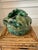 Vintage Handmade Green Chunky Brutalist Vase /Vessel For Sale - Image 9 of 12