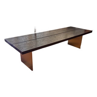 Thomas Bina & Ed Robinson for Restoration Hardware Channel Rectangular Dining Table For Sale