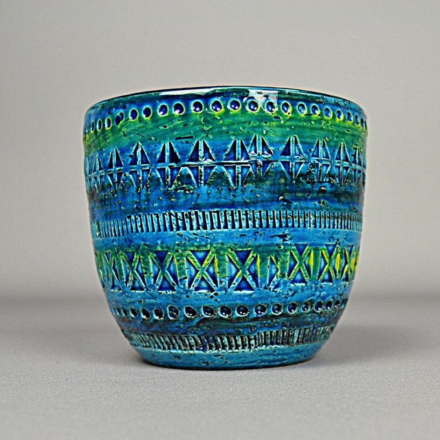 Rimini Blu Vase by Aldo Londi for Bitossi, 1960s For Sale - Image 10 of 10