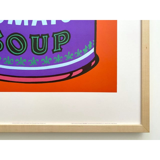 Andy Warhol Estate Vintage 1989 1st Edtn Lithograph Print Framed Extra Large Pop Art Poster " Colored Campbell's Soup Can " 1965 For Sale - Image 12 of 13
