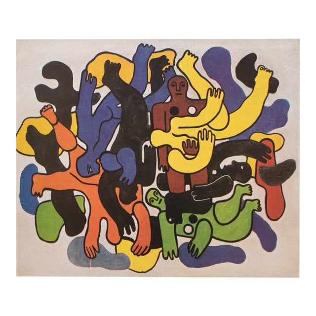 1948 After Fernand Léger, "The Great Divers" First Edition Period Offset Lithograph For Sale