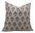 Fabdivine Handmade Block Printed Cushion Cover 14x14 Inch Pure Linen- Traffic Light For Sale