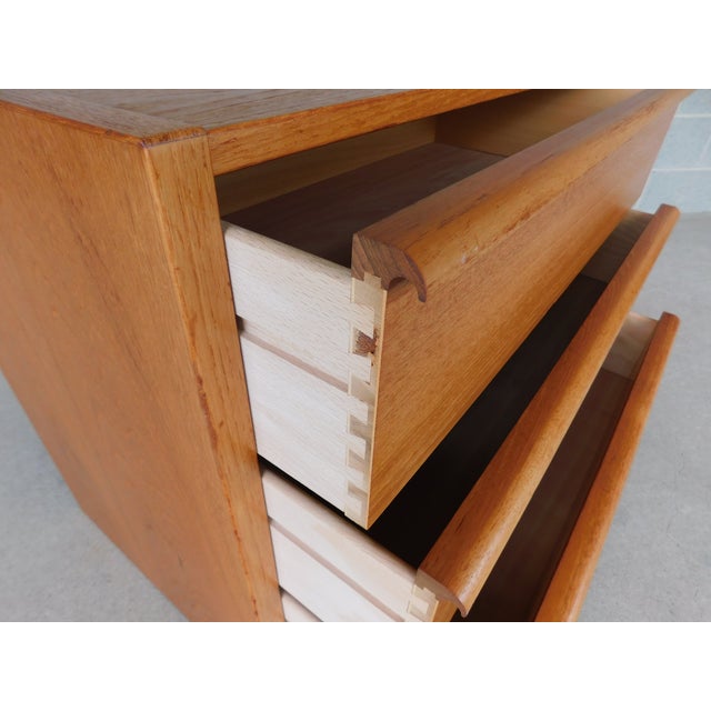 Wood Jesper Danish Modern Teak Dresser and Mirror For Sale - Image 7 of 16