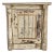 Vintage Primitive Farmhouse Style Distressed Finish Small Cabinet For Sale