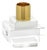 Vianna Square Crystal Candle Holder For Sale