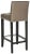 Modern Clark Barstool in Clay & Espresso For Sale - Image 3 of 7
