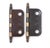 Pair of Vintage 1.5 X 1.5 In. Steel Amerock Cabinet Hinges For Sale - Image 4 of 4