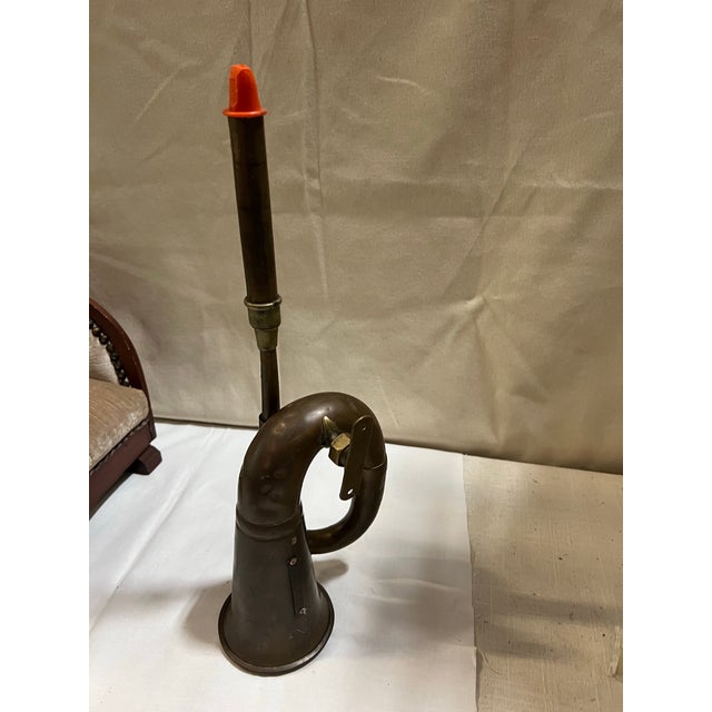 1970s 1970s Brass Horn, Made in England For Sale - Image 5 of 7