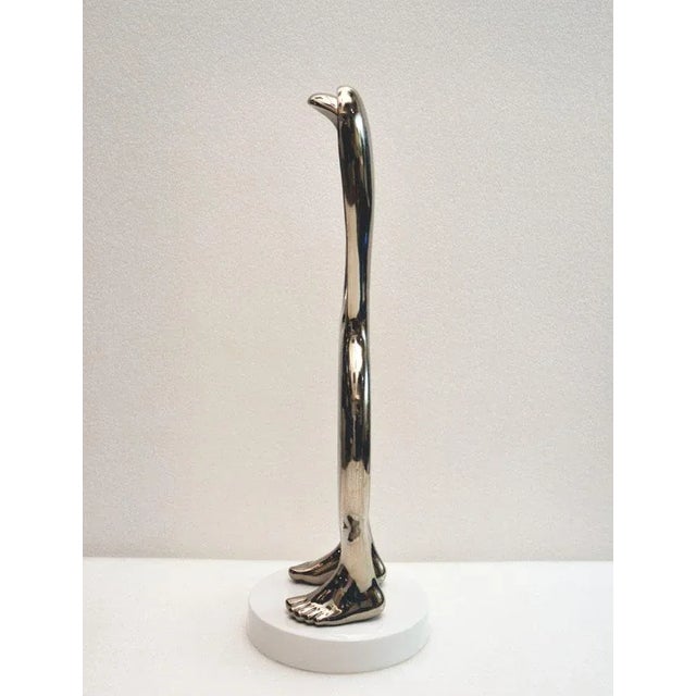 Glass Sculptural Ceramic Bunny Mirror by Matteo Cibic for Superego, 2007 For Sale - Image 7 of 9