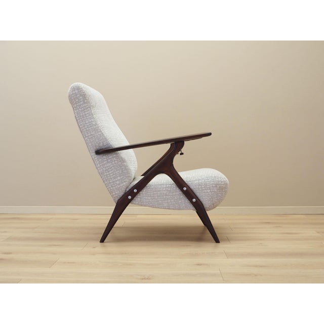 Wood Beech Armchair, Italy, 1970s For Sale - Image 7 of 18