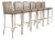 Steelcase Coalesse Modern Leather and Chrome Bar Stools, Set of Six For Sale