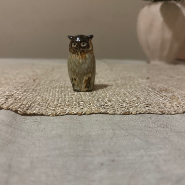 Owl Ceramic Figurine - Brown For Sale In New Orleans - Image 6 of 6
