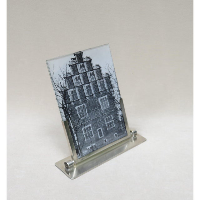 Art Deco Matte Silver-Plated Picture Frames from WMF, 1930s, Set of 2 For Sale - Image 6 of 18
