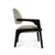 Contemporary Arches Dining Chair in Grey Cotton Velvet from Insidherland For Sale - Image 3 of 8
