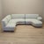 The corner sofa was manufactured in the 1970s, Italian production. The legs are made of plastic. The sofa has been...