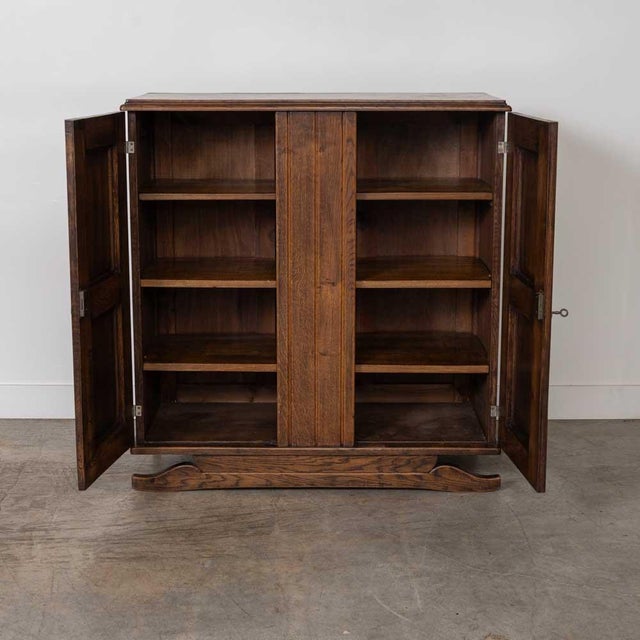 1940s French Carved Wood Cabinet For Sale - Image 4 of 16