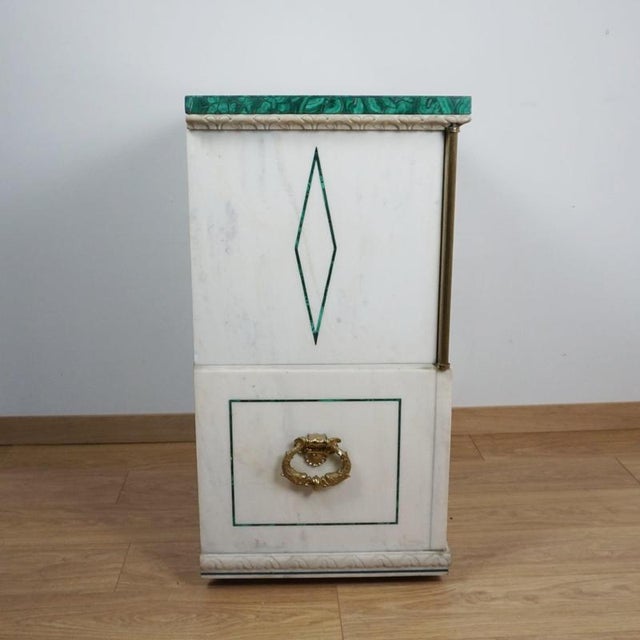 Textile Mid-Century Safe Cabinet, 1950s For Sale - Image 7 of 9