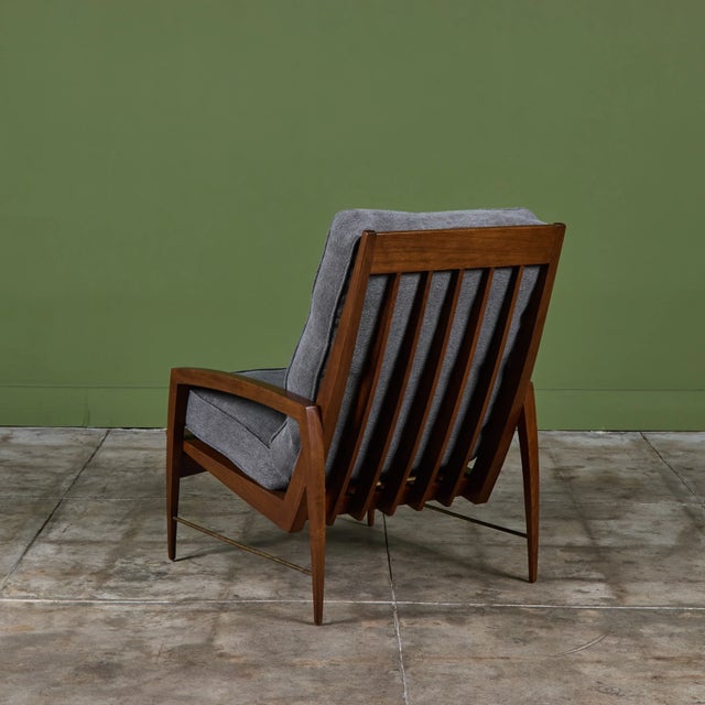 Mid-Century Modern High-Back Lounge Chair by Dan Johnson for Selig For Sale - Image 3 of 17