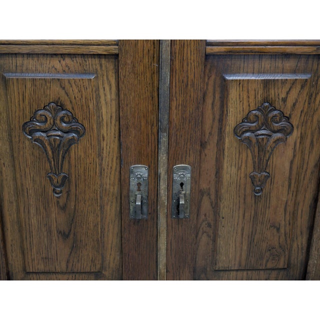Antique Early 20th Century Chest of Drawers in Oak Wood For Sale - Image 3 of 14