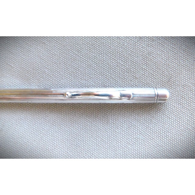 Sterling Silver Antique Retractable Propelling Pencil For Sale - Image 10 of 13