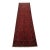 Turkmen Runner 2’7” X 9’1” Red Wool Tribal Hand-Knotted Oriental Rug For Sale