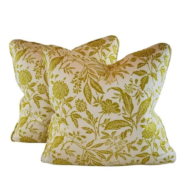 Modern Premier Prints MM Designs Brown Green & Ivory Awning Pin Ticking Stripe Fabric Sample For Sale - Image 3 of 5