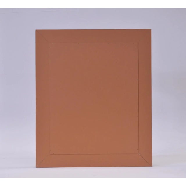 Giant frames with chipboard structure covered in tan eco-leather finished with cotton stitching. The back side is covered...