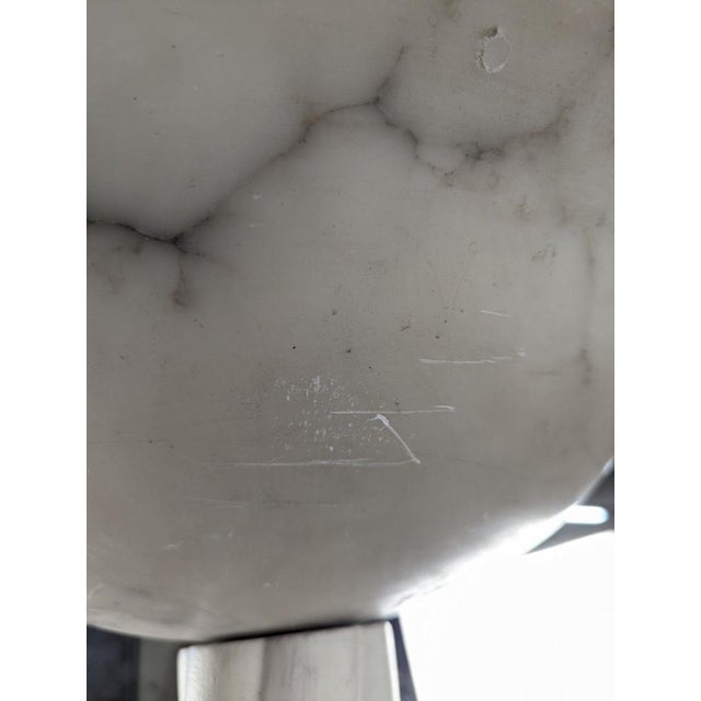 Stone Floor Lamp with Alabaster Lampshade, 1950s For Sale - Image 7 of 10
