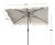 Contemporary Zimmerman 6.5x10 Rectangle Umbrella - Beige/White For Sale - Image 3 of 3