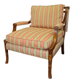 T R S Furniture Regency Style Lounge Chair