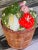 Val's Dollhouse is proud to present this Trompe L'Oleil basket of vegetables for the season. A ceramic woven basket holds...