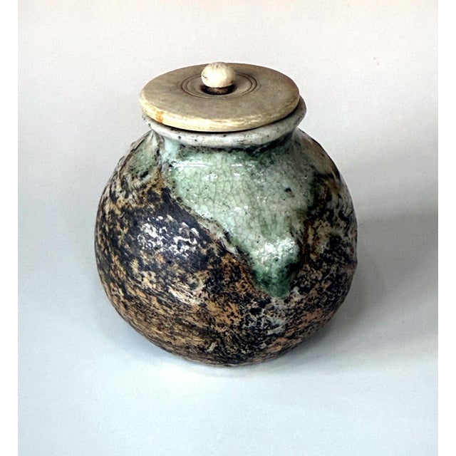 Ceramic Antique Japanese Ceramic Ko-Tanba Chaire Edo Period For Sale - Image 7 of 18
