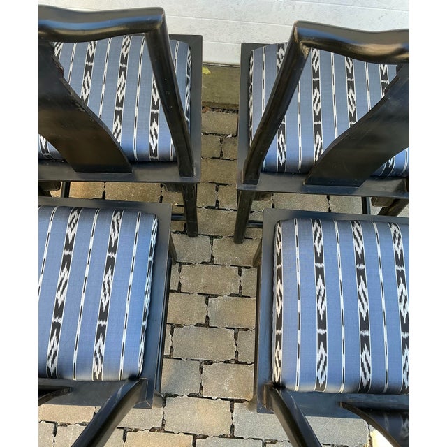 Set of 4 Vintage Century Furniture “Chin Hua” Dining Chairs Design by Raymond Sobota For Sale In Providence - Image 6 of 11