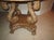 1970s Mondamin 29" Round Tall Solid Wood Pedestal End Table Glass Top Classic For Sale In Naples, FL - Image 6 of 13