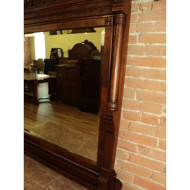 Late 19th Century Antique Walnut Victorian Marble Top Dresser, For Sale - Image 5 of 7