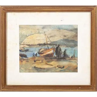 Melo Junior, Moçâmedes, Watercolour on Paper For Sale