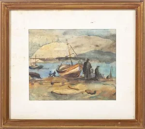 Melo Junior, Moçâmedes, Watercolour on Paper