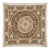 Suzani Wall Hanging Decor - Neutral Tan Uzbek Tablecloth 4'9'' X 5'7'' For Sale