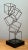 Mid-Century Modern Vintage Geometric Metal Cube Sculpture For Sale - Image 3 of 12
