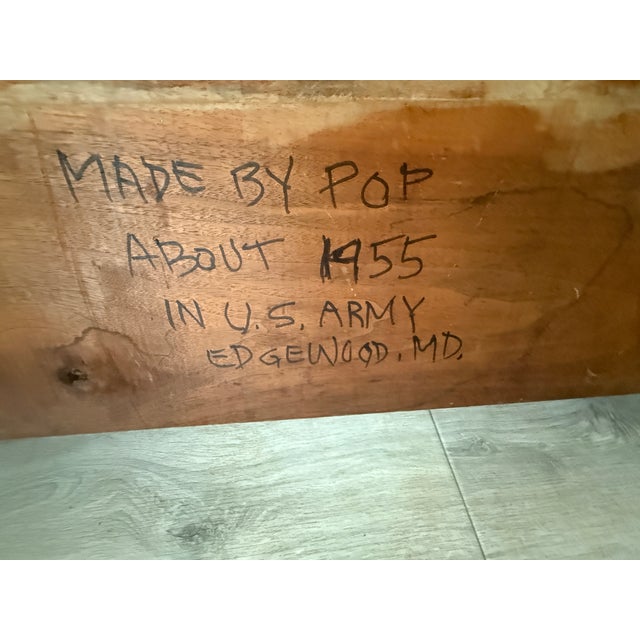 Mid Century Modern Handcrafted Coffee Table For Sale In Montgomery - Image 6 of 6
