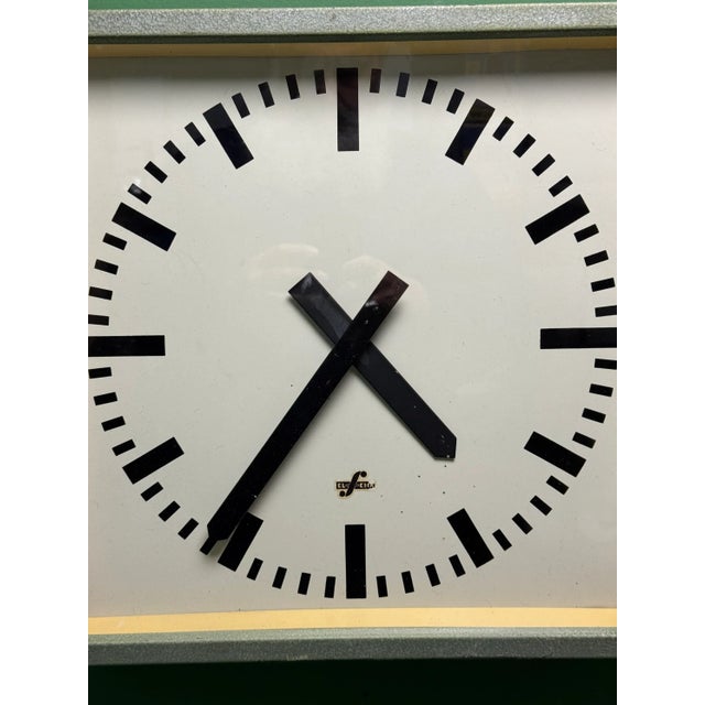 Large East German Industrial Factory Clock from Elfema, 1960s For Sale - Image 6 of 9