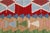 1970s Southwestern Style Geometric Design Handmade Oushak Accent Rug For Sale In Sacramento - Image 6 of 9
