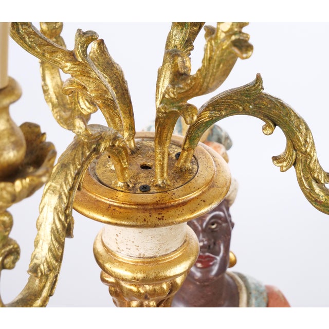 Italian Figural Standing Candelabra Floor Lamp, Early 20th Century For Sale - Image 18 of 18
