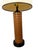 Mid-Century Modern Mid-Century Geometric Table Lamp With Textured Column and Drum Shade For Sale - Image 3 of 9