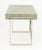 Early 21st Century Faux Shagreen and Chrome Desk For Sale - Image 5 of 7