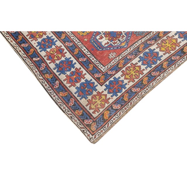Textile Antique Shirvan Rug 4'1'' x 7' For Sale - Image 7 of 12
