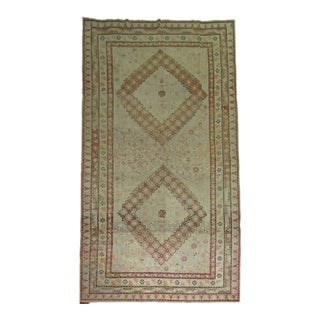 Large Geometric Antique Khotan rug no. 8340 For Sale